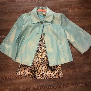 NEW Joy joy leopard shell xs